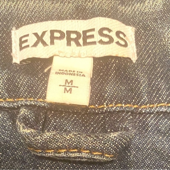 Express Denim Blue Jean Jacket - Size Medium - Picture 4 of 4